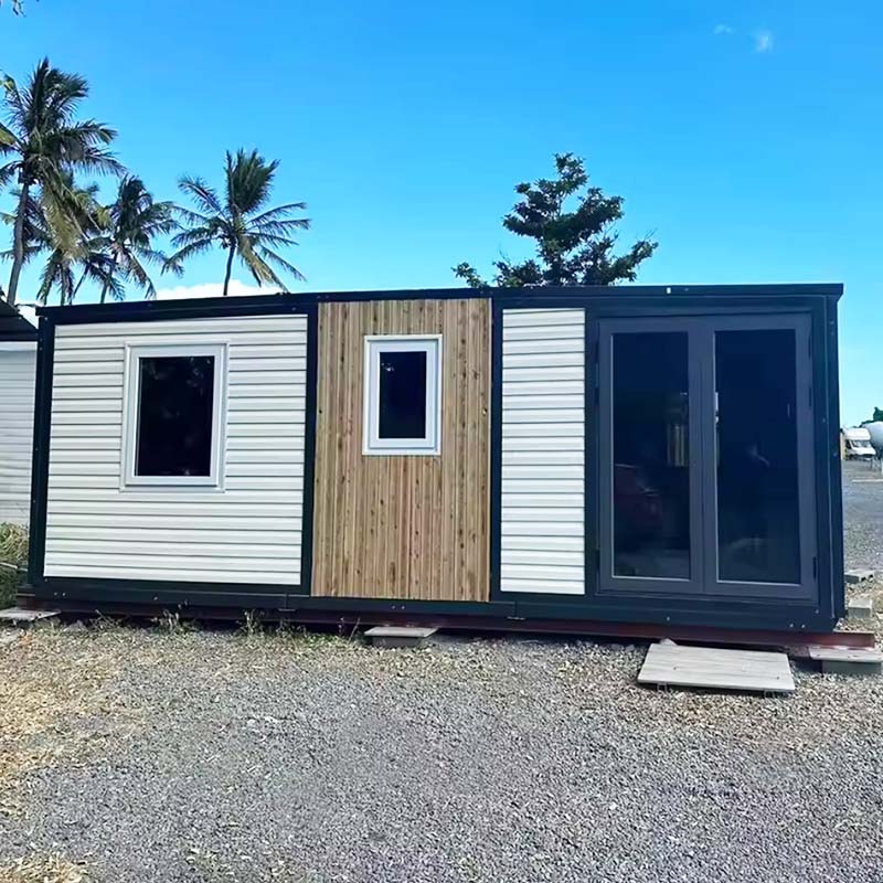 20 Kaki Flat Gendheng Expandable Container House